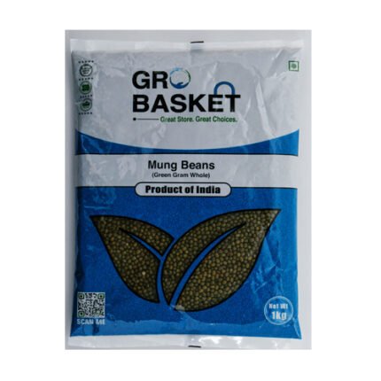 Green Gram (Moong Sabut), Grobasket - 1Kg