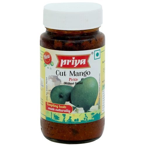 Cut mango Pickle-(without Garlic)Priya -300gm