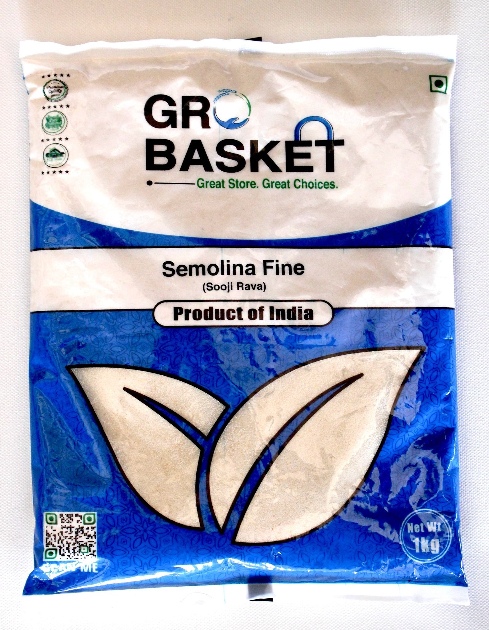 Semolina Fine -Grobasket - 1kg