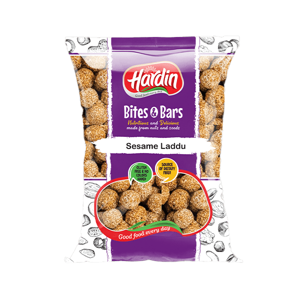 White Sesame Laddu-Hardin - 200Gm