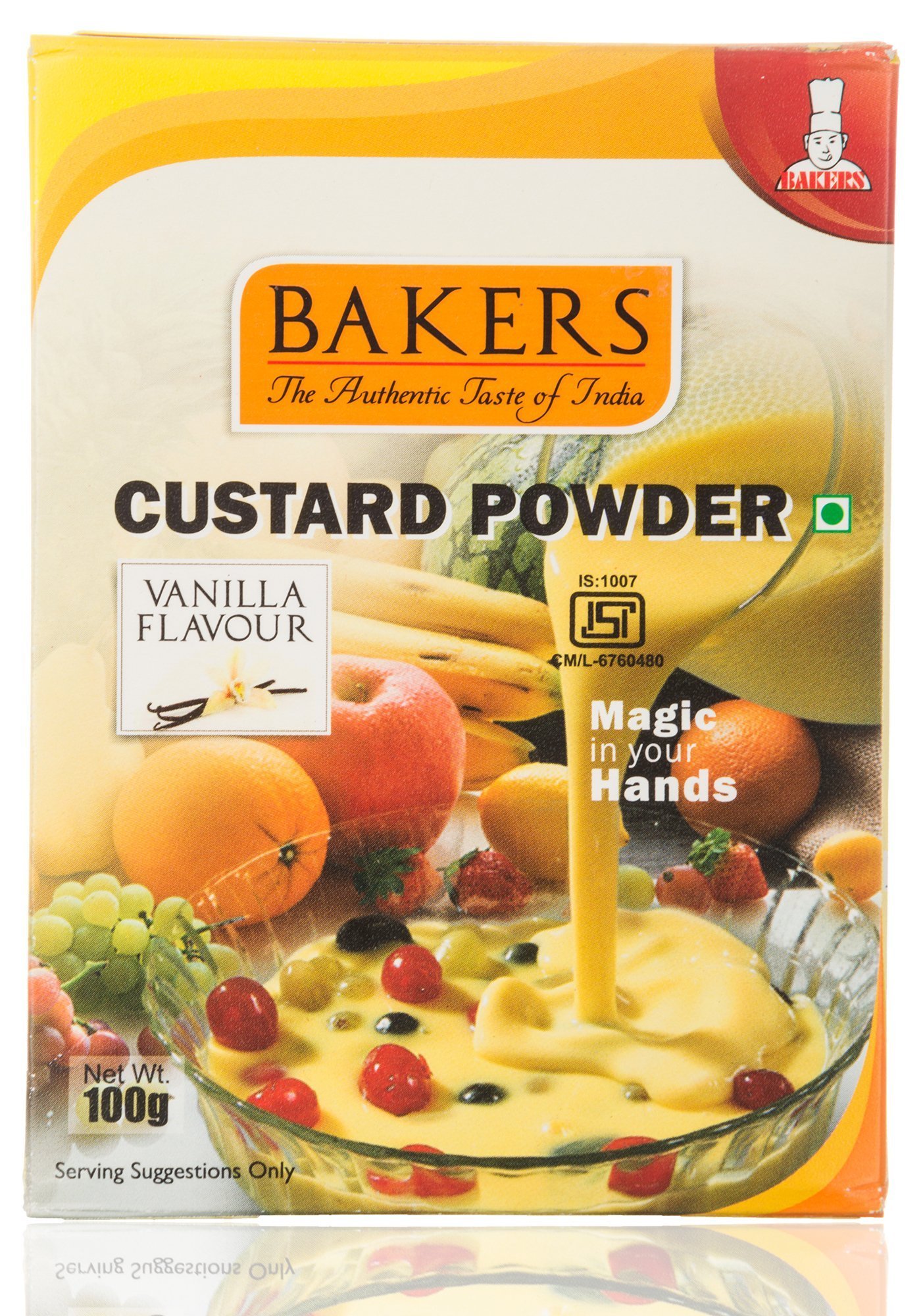 Custard Powder, Vanilla Flavour , Baker's - 100gm