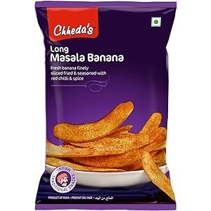 long Masala Banana Chips-Chhedas-200Gm