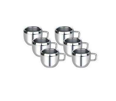 Steel Coffee cup - Box of 6 pc