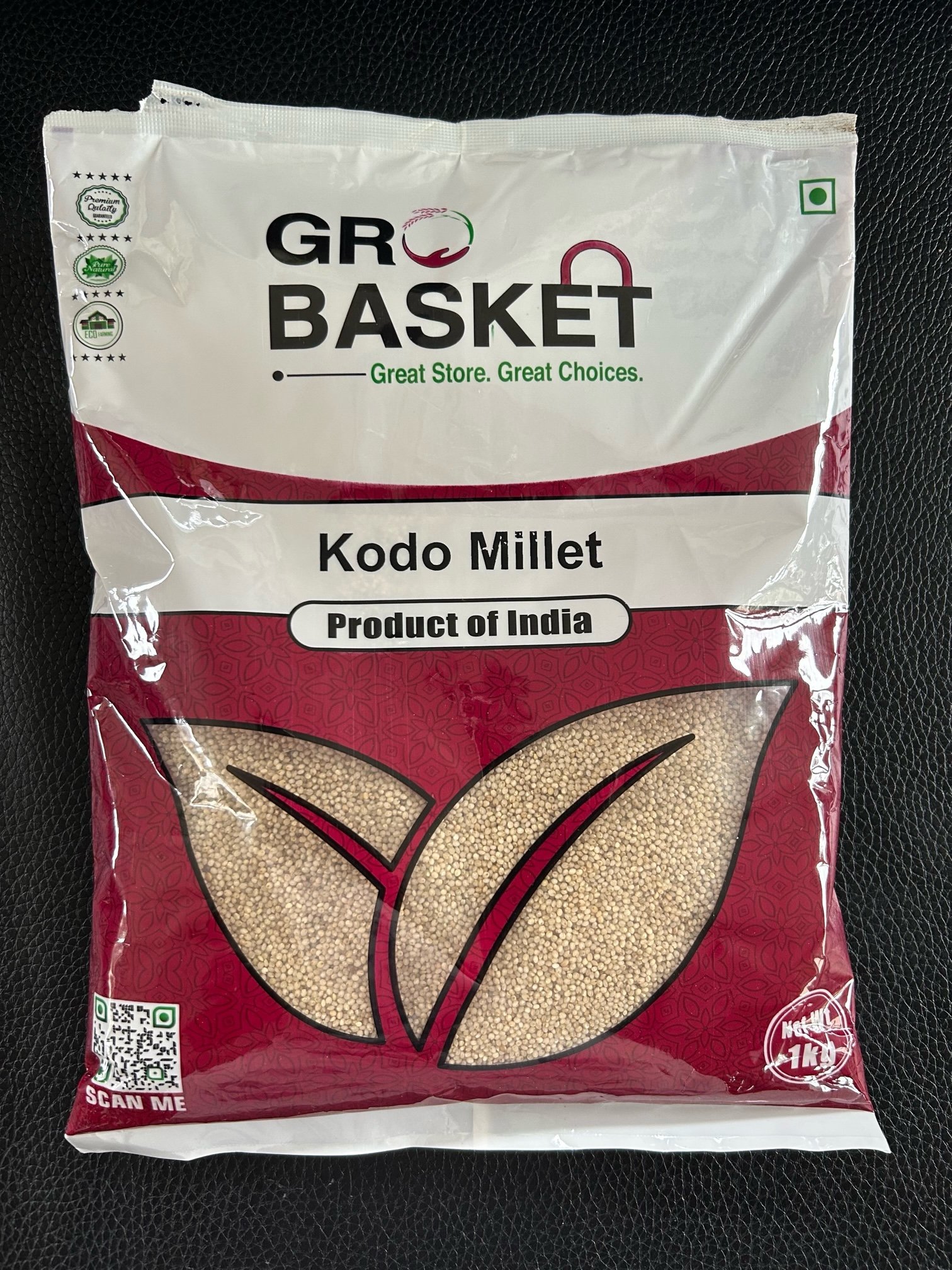 Kodo Millet, Grobasket - 1kg