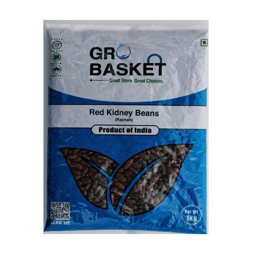 Red Kidney Beans (Rajmah), Grobasket - 1 Kg
