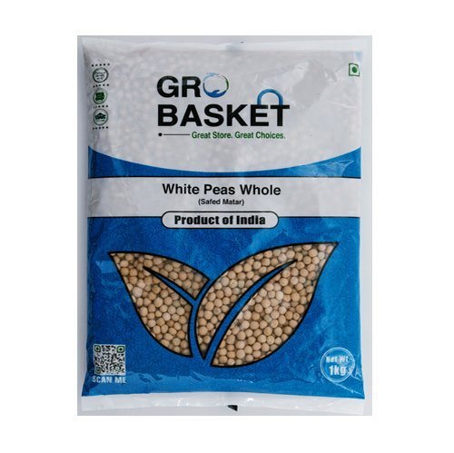 White Peas (Safed Matar), Grobasket - 1 Kg