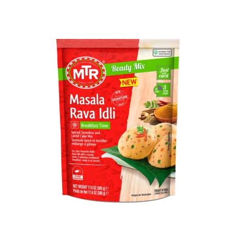 MTR Ready To Eat South Indian Breakfast Vegetarian Masala Rava Idli Mix - 500g