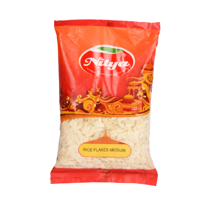 Poha Medium white 1kg-Nitya