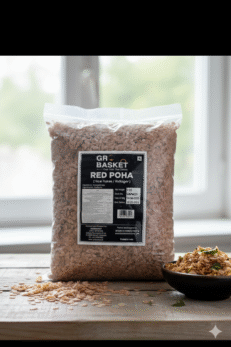 Red Poha (Medium)- Grobasket-1Kg
