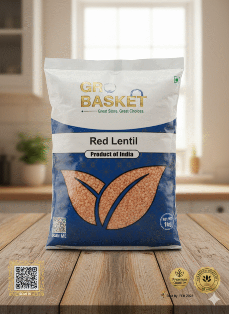 Red lentils Grobasket, - 1kg