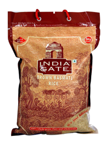 Brown basmati rice, India gate- 1kg & 5kg