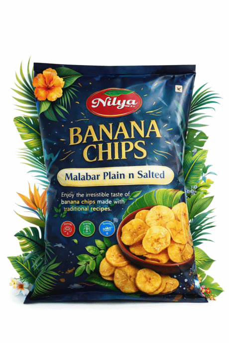 Banana Chips, Malabar plain N salt- Nitya-200Gm