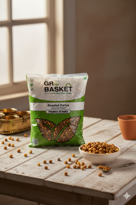 Roasted Dariya whole with Husk Grobasket -1kg