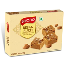 Besan Barfi-Bikano -400Gm