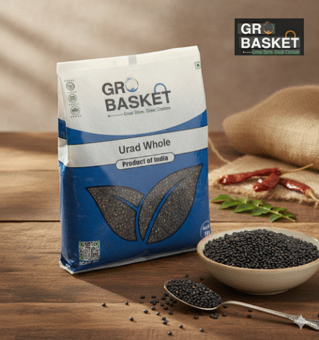 Black Urad Whole-Grobasket-1Kg