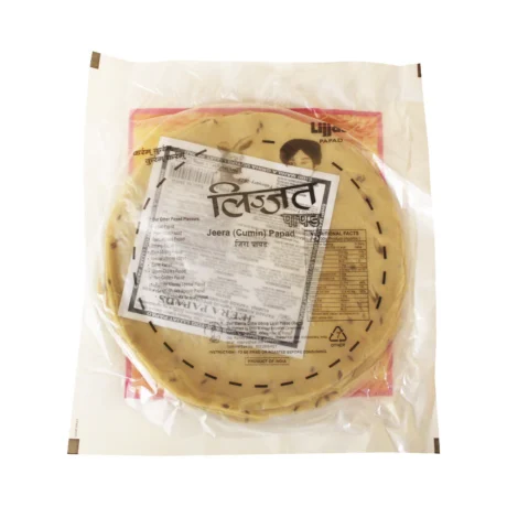 Jeera (Cumin) Papad-Lijjat -200g