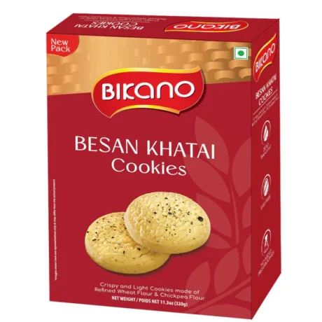 Besan Khatai Cookies-Bikano-320Gm