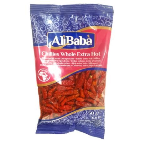 Whole Dried Chilli Extra Hot-Ali Baba -50Gm