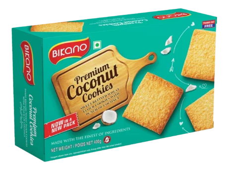 Premium Coconut Cookies-Bikano-200Gm