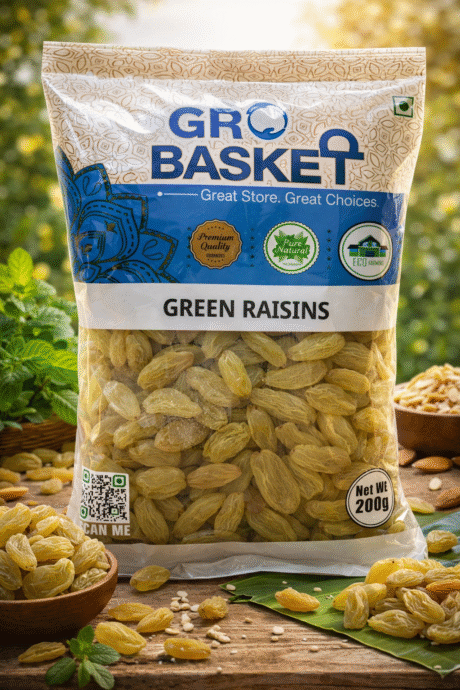 Green Raisins-Grobasket-200Gm