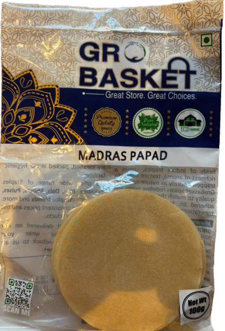Madras Papad-Grobasket-100Gm