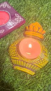 Single slot diya holder