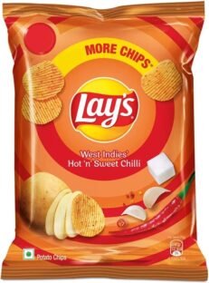 Potato Chips, Hot 'n' Sweet Chilli-Lays -50Gm