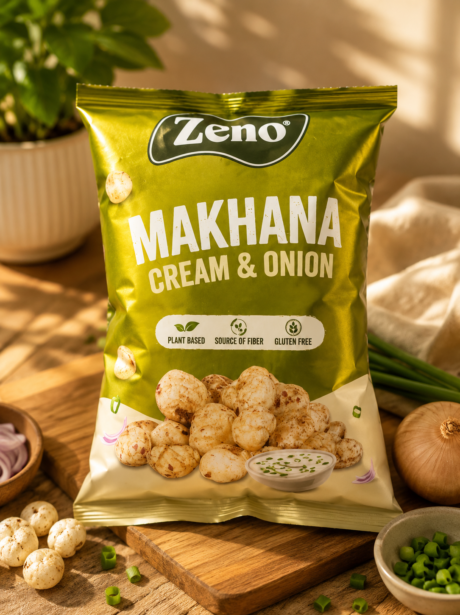 Makhana -Cream and onion -Zeno-20Gm