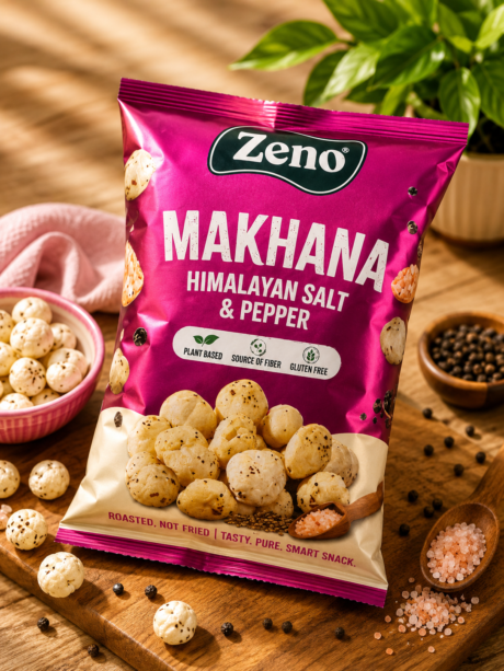 Makhana salt and Pepper-Zeno-20Gm