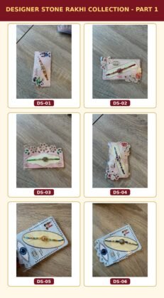 Designer Stone Rakhi Collection – Choose Your Design