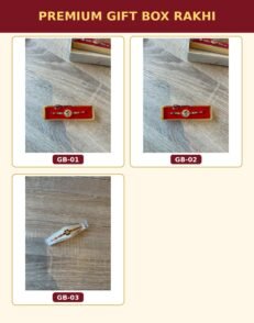 Premium Gift Box Rakhi – Choose Your Design