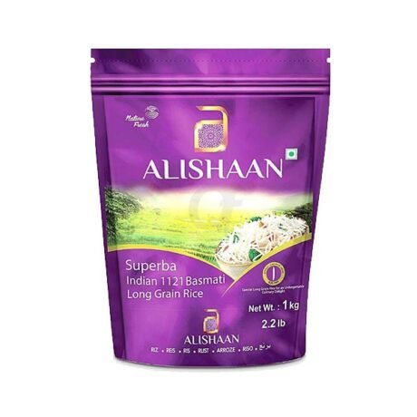 Basmati long Grain Rice -Alishaan-1Kg
