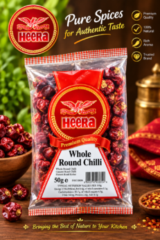 Whole Round Chilli-Heera-50Gm