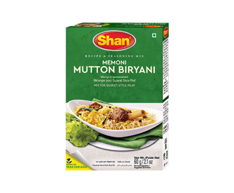 Memoni Mutton Biryani-Shan-60Gm