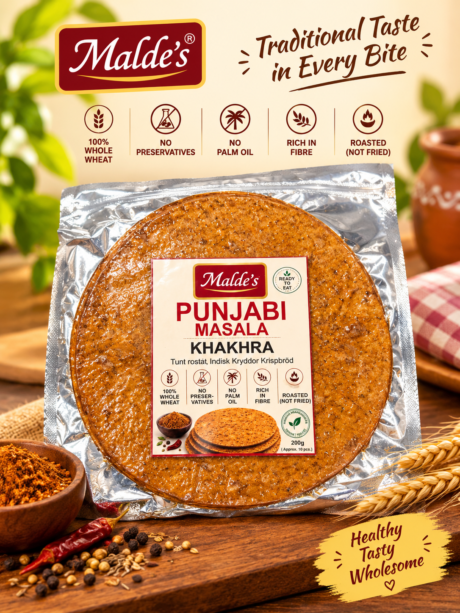 Punjabi Masala Khakhra-Malde’s-200Gm