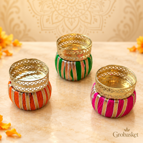 Decorative Pot candel Holder – 2stk