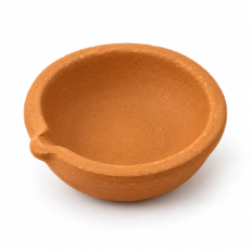 Clay Diya plain -12Stk