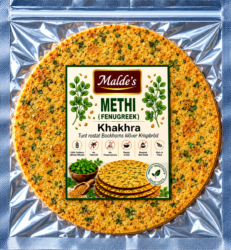 Methi Masala (Fenugreek) Khakhra-Malde’s-200Gm