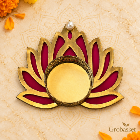 Lotus Candel Holder 2stk