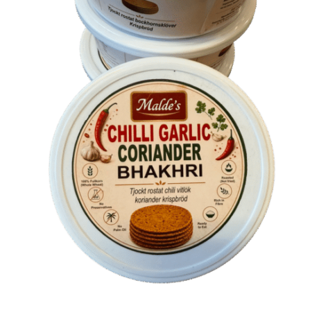 Chilli Garlic Coriander Bhakhri -Malde’s-200Gm